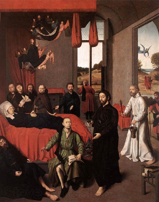 CHRISTUS, Petrus Death of the Virgin kh Spain oil painting art